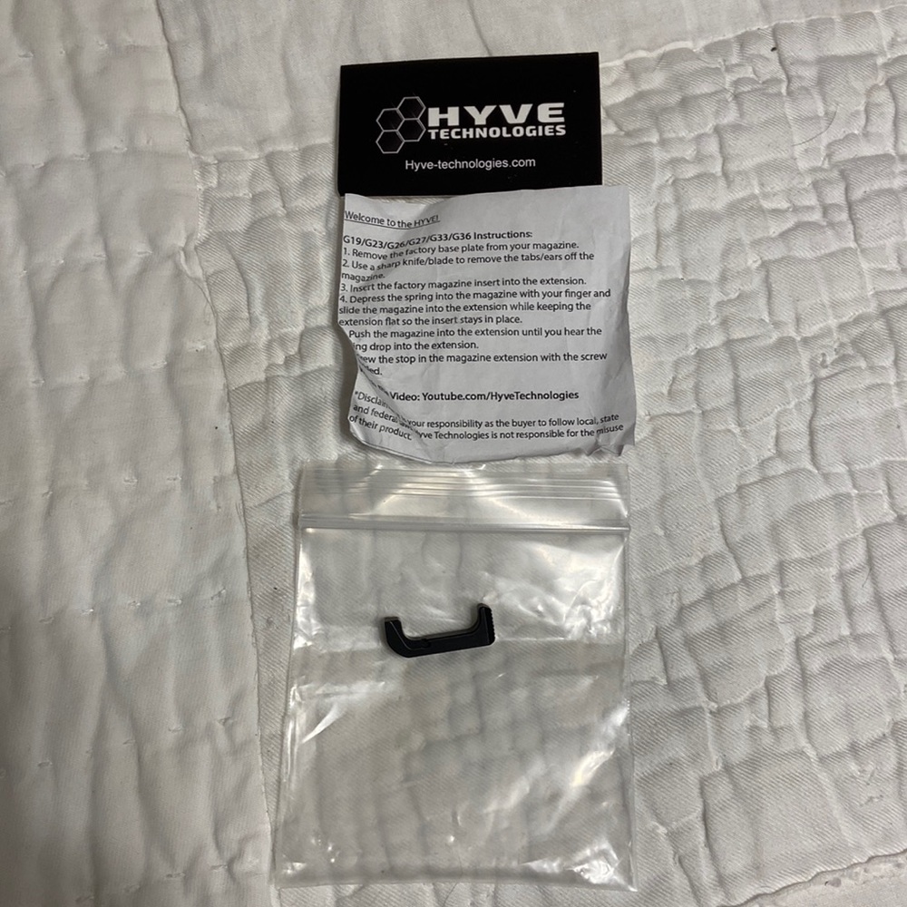 Hyve Technologies Black Magazine Extension
